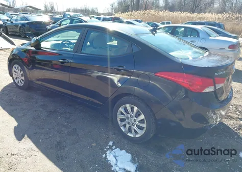 2012 Hyundai Elantra Gls (Ulsan Plant) из США, поврежденный, VIN KMHDH4AEXCU288761